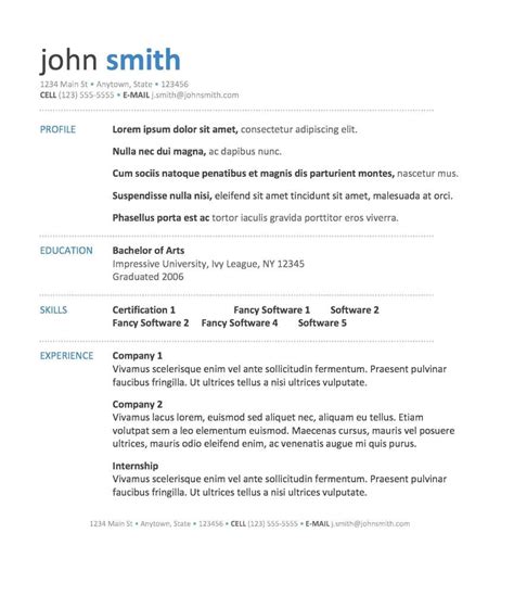 Resume Format Word Sample Resume Template Word Fotolip Williamson