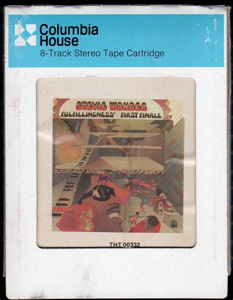 Stevie Wonder Fulfillingness First Finale 1974 Crc T4 8 Track Tape