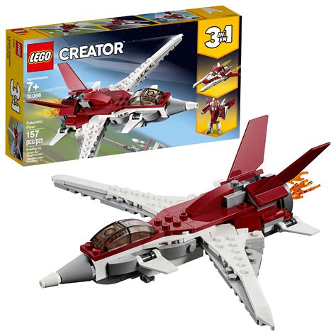 Lego Creator 3in1 Futuristic Flyer Stem Jet Plane Building Set 31086