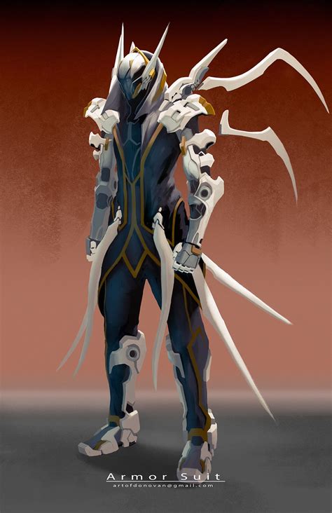 Armor Suit Donovan Liu Fantasy Character Design Character Art