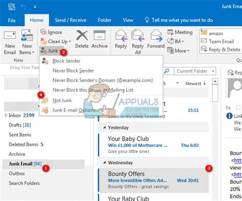 How To Stop Outlook 2016 From Moving Emails To Junk Or Spam Folder