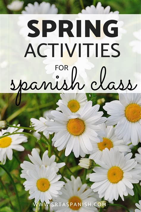 If You Are Looking For Activities For Spring In Spanish Class Look No