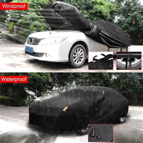 190t Full Car Cover Sedan Outdoor Scratch Uv Rain Dust Resistant