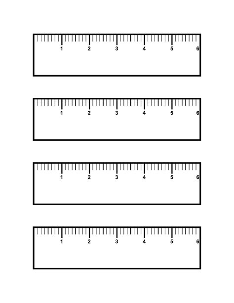 Blank Ruler Template Printable Printable Ruler Circle Template