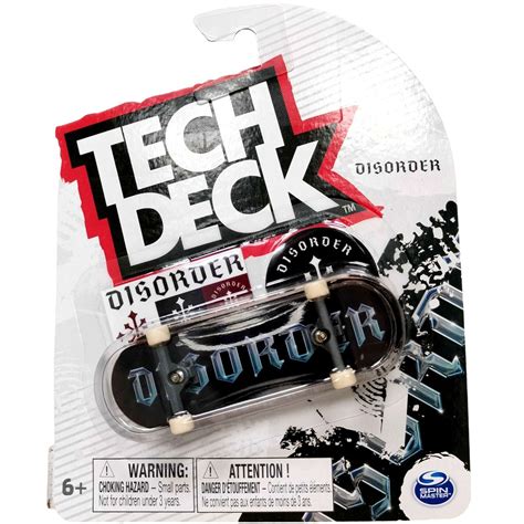 Tech Deck Deskorolka Fingerboard Disorder Naklejki Tech Deck