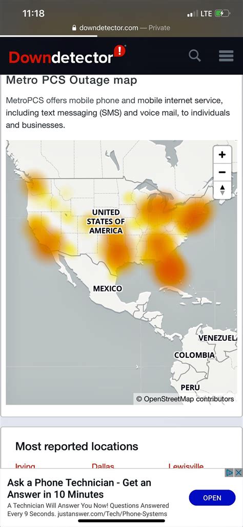 Metro Pcs Outage Map America Zip Code