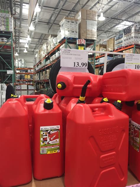 Costco was willing to sacrifice $30 million, $40 million a year on gross margin by keeping it at $4.99, galanti said the following year. WaGuns.org • View topic - Scepter 20L Gas Cans at Costco ...