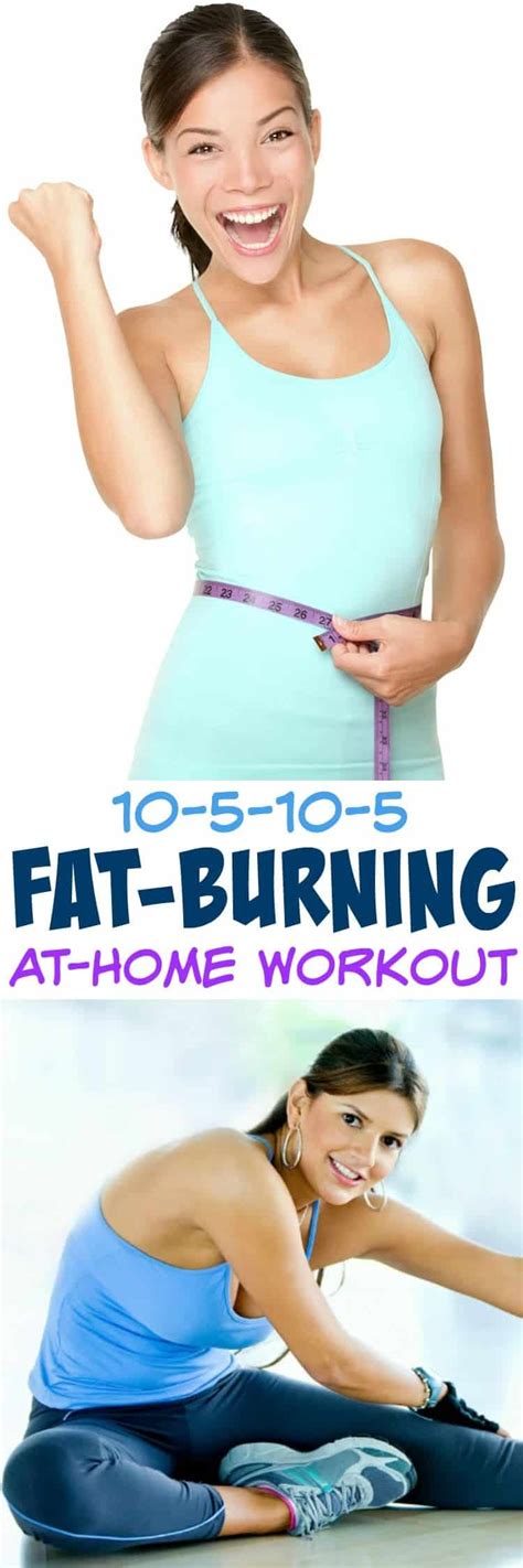 Each week involves a new workout that focuses on fat burning exercises. 10-5-10-5 Fat Burning At Home Workout - The Seasoned Mom