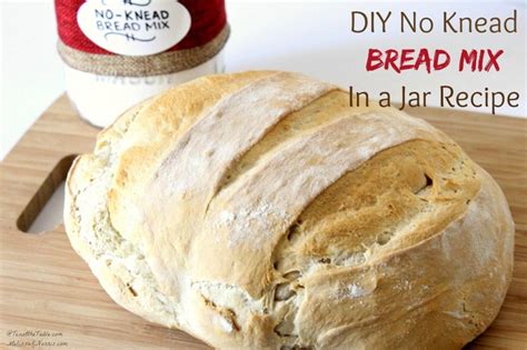 Diy No Knead Bread Mix In A Jar