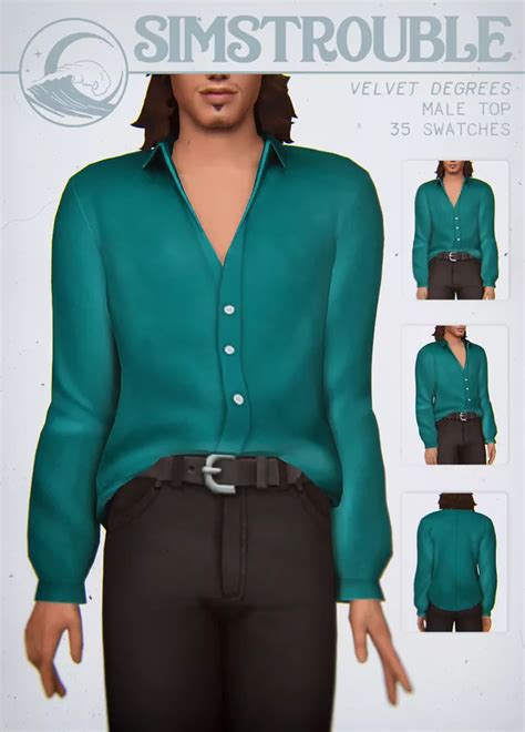 Velvet Degrees By Simstrouble Simstrouble Sims 4 Men Clothing Sims