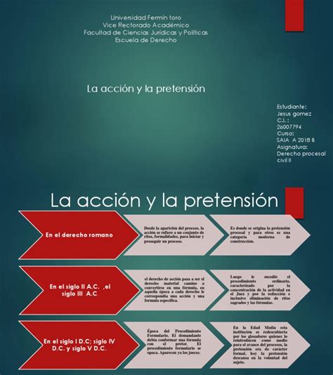 La Accion Y Pretension Pdf Ley Procesal Instituciones Sociales
