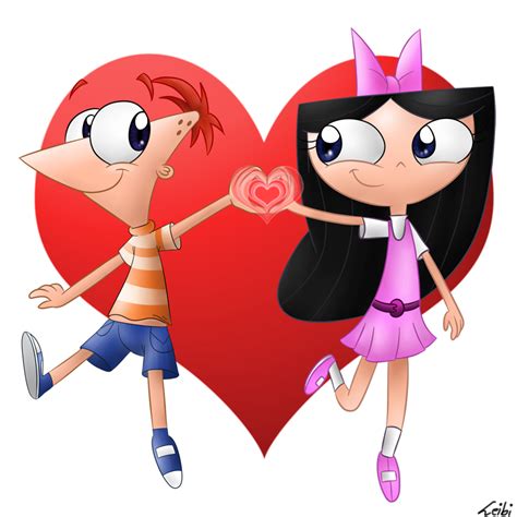 I Ship These Two Like Fedix Phineas And Ferb Phineas And Isabella Anime