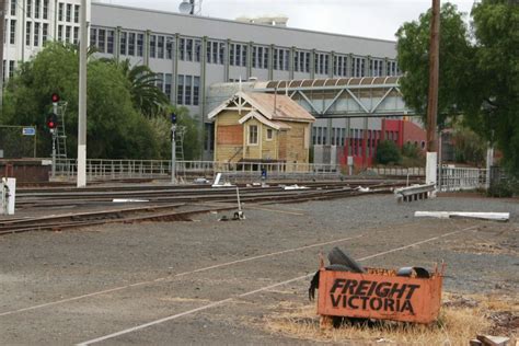 Rail Geelong Gallery Down End Of The Carriage Yard