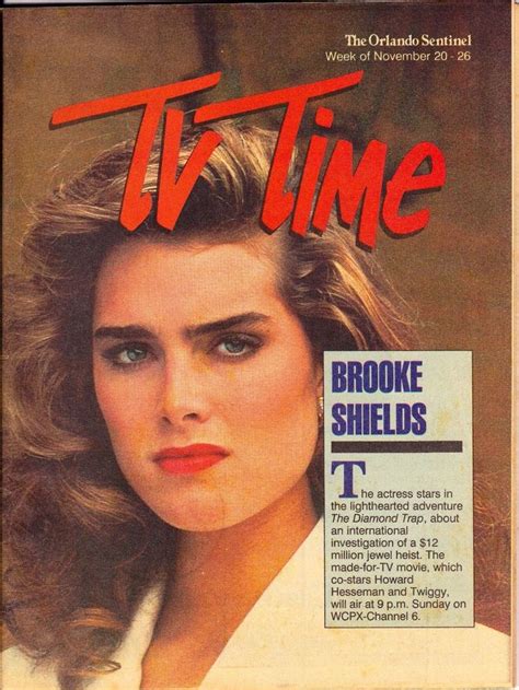 Brooke Shields Covers Tv Time November 20 1988 Brooke Shields