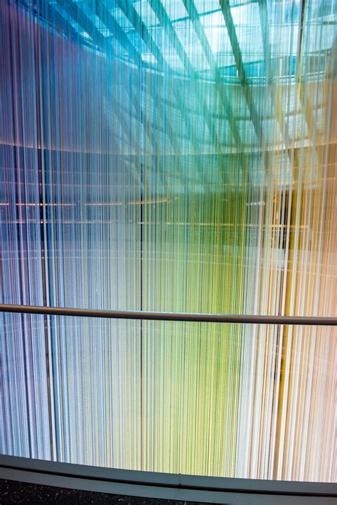 Shimmering Yarn Art Fills The Mall Of America With Rainbow Light