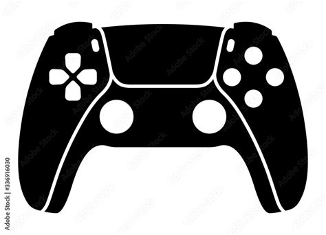 Next Generation Game Controller Or Gamepad Flat Vector Icon For Gaming