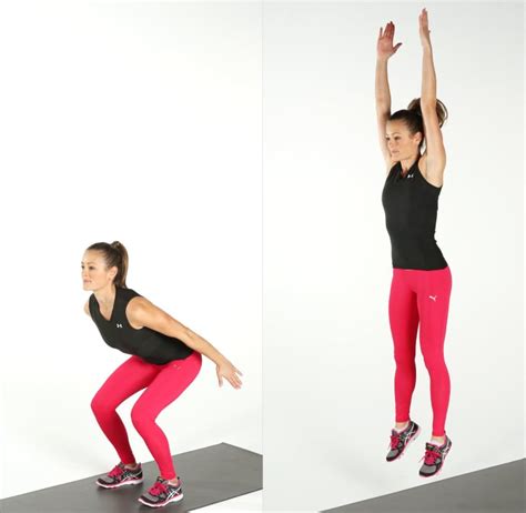 Jump Squats Bodyweight Workout For Weight Loss Popsugar Fitness Uk