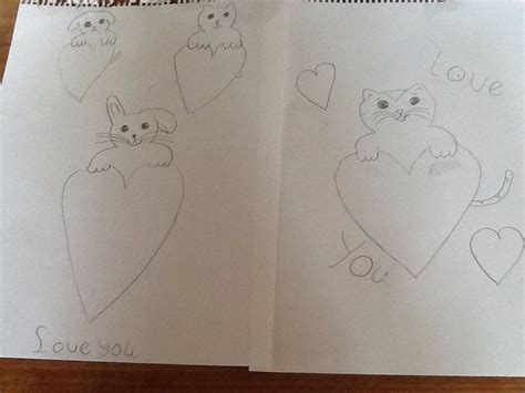 How to draw love hearts kawaii hoe schattige tekeningen makkelijk hond. Love you! Teken verschillende diertjes met een hart ...
