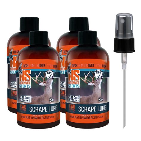 Nationwide Scents Scrape Lure Deer Hunting Scent Buck Attractant For