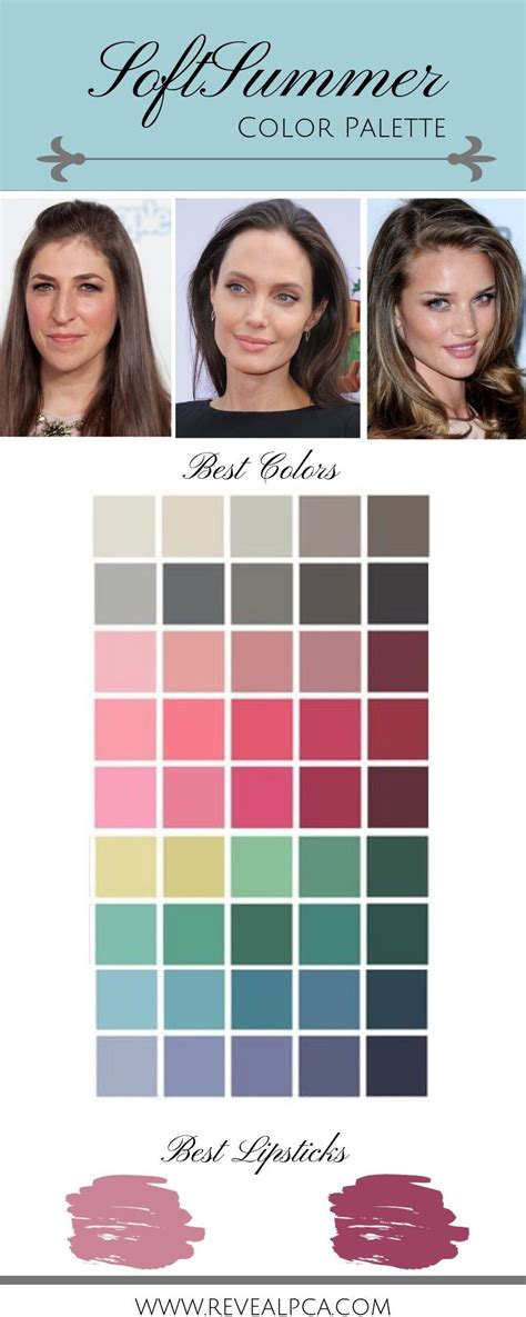 Pin By Kathryn Cunningham On Colour Analysis Soft Summer Color Palette Soft Summer Colors