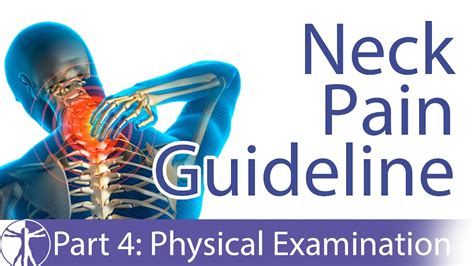 Neck Pain Guideline Physical Examination Part 47 Youtube