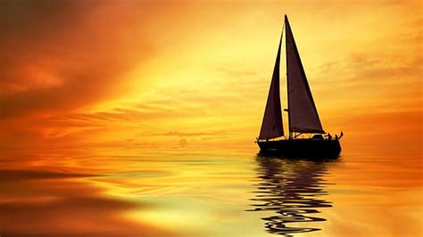 Hd Wallpaper Ocean Sea Sunset Sailing Tallship Engineering