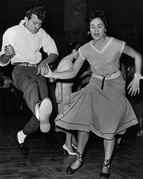 The Nifty Fifties — A Couple Demonstrating Rock ‘n Roll Dancing At