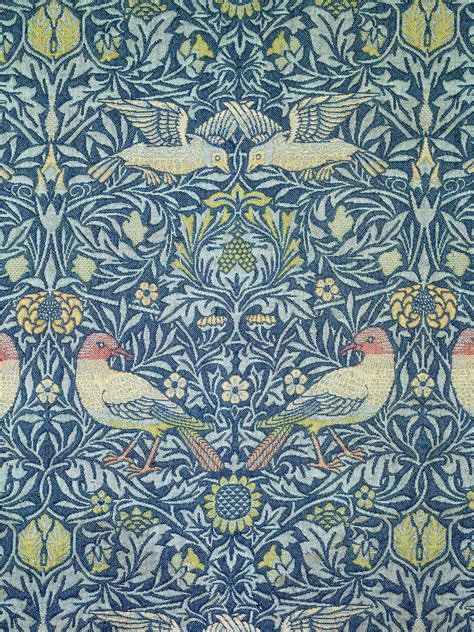Design Is Fine — William Morris Bird Woven Design 1878