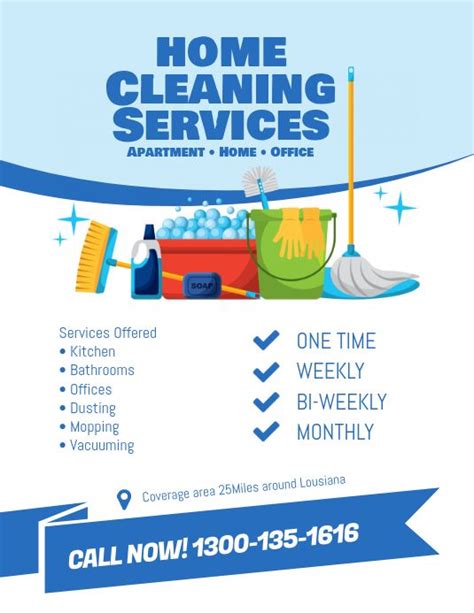 43k Free Cleaning Service Flyer Templates House Cleaning Services