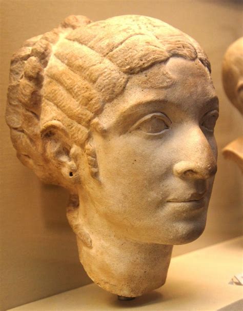 543 Portrait Bust Resembling Cleopatra Vii On Display In The British