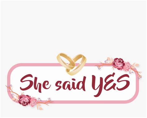 She Said Yes Photos She Said Yes Mini Banner Engagement Garland