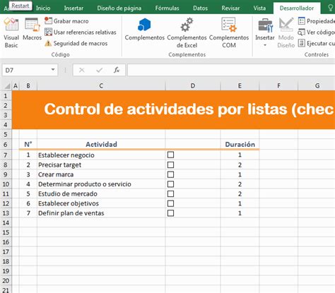 C Mo Crear Checklist En Excel Excel Win