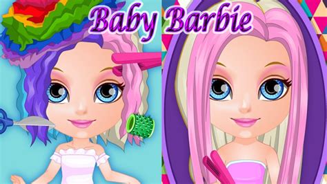 Baby Barbie Crazy Haircuts Cute Game For Girls Youtube