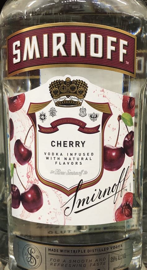 Smirnoff Cherry Vodka 1 75l Allendale Wine Shoppe