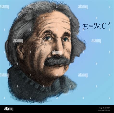 Illustration Of Albert Einstein Einstein Was Born At Ulm Germany On