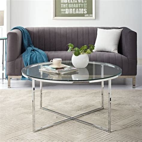 We did not find results for: 36" X-Base Round Glass & Chrome Coffee Table | Round glass ...