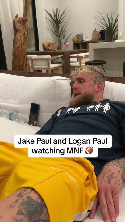 Jake And Logan Paul Bonding Over Monday Night Football ️ Jakepaul Loganpaul Youtube