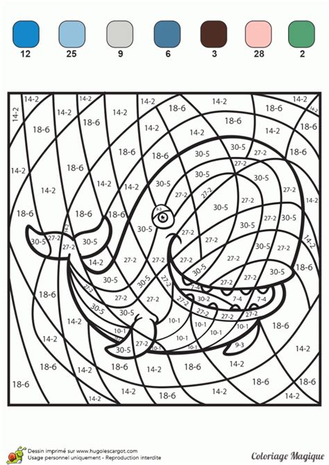 Coloriage Magique Ce2 Soustraction  PrimaNYC.com