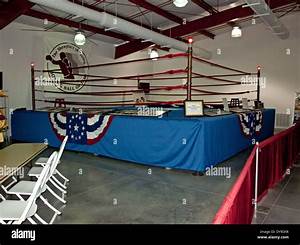Famous Square Garden Boxing Ring At The National Boxing Hall Of