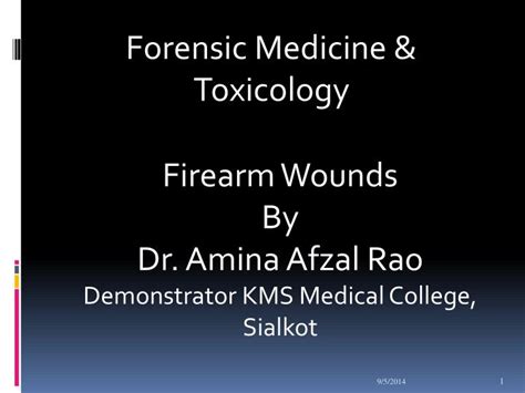 Ppt Forensic Medicine And Toxicology Powerpoint