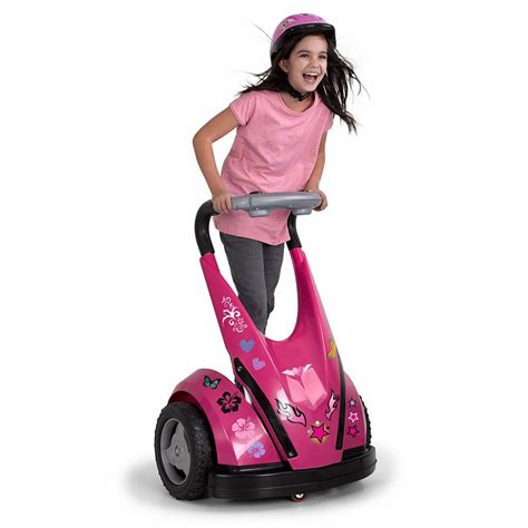 The Childs Motorized Personal Transporter Pink Hammacher Schlemmer