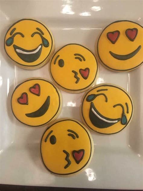 Emoji Cookies By Theblueeyedbaker On Etsy Listing