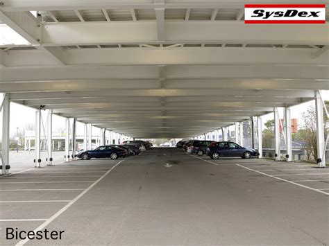 Modular Construction of Multi Storey Car Park, Sysdex parking ramp
