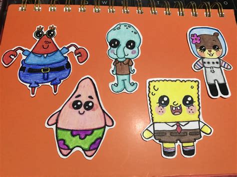 Fondo De Bikini Kawaii Kawaii Dibujos Kawaii Bob Esponja