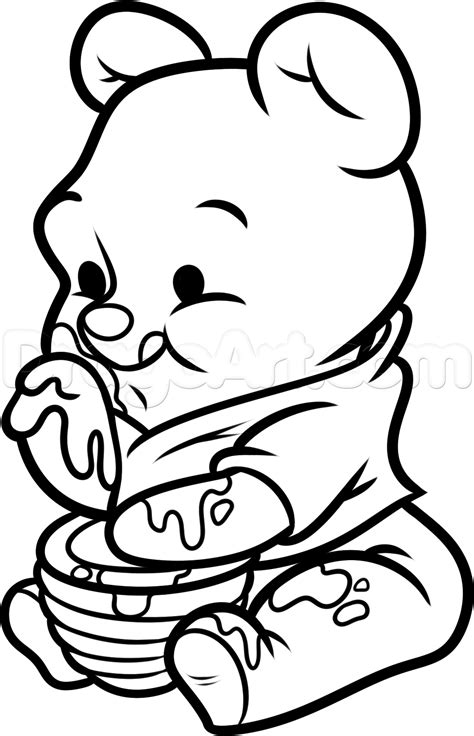 Movies christopher robin winnie the pooh: How to Draw Chibi Winnie the Pooh, Pooh Bear, Step by Step, Disney Characters, Cartoons, Draw ...