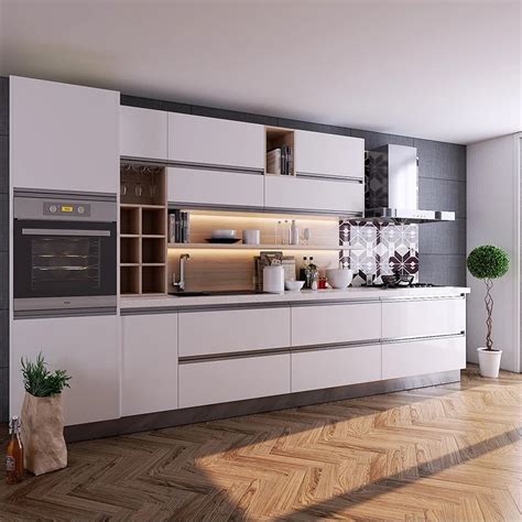 Wall cabinets typically start at 54 above finished floor (aff) and if they are 30 tall cabinets go to 84 aff, 42 tall cabinets are 96 (aff) center you blocking on those dimensions and off you go. China 2019 High Quality White MDF Lacquer Plywood Carcass Kitchen Cabinets with LC Handle ...