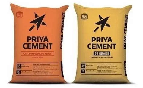 Priya Gold Cement Grade Ppc 53 Rs 290bag Mahalakshmi Enterprises