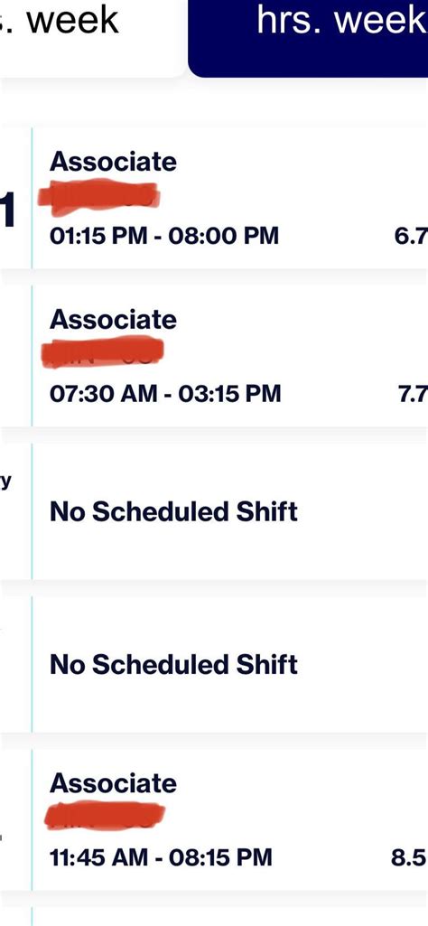 Does Anyone Know Why My Hours Are So Weird This Week They Never Schedule Like This Raldi