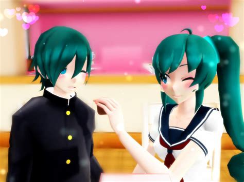 Yandere Simulator Mmd Give You Chocolate By Kureyuki Koi On Deviantart