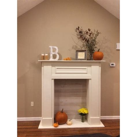 Tall, and 12 feet long, spanning wall to wall. LOVE this DIY Faux MANTLE!!! | Do It Yourself Home ...